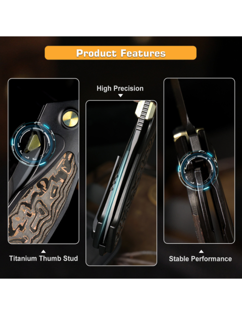 Remette RTKF5 RT-Kingfisher - M390 Titanium Folding Knife