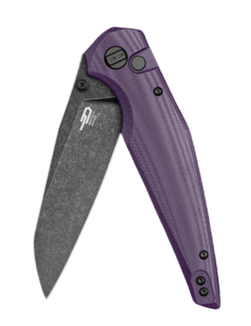 Bestech BG58E - 14C28N Folding Knife with Button Lock