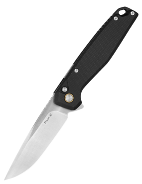 Ruike P873MB Noir - Couteau de Poche Pliant Micarta