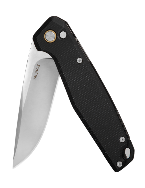 Ruike P873MB Black - Micarta Folding Pocket Knife