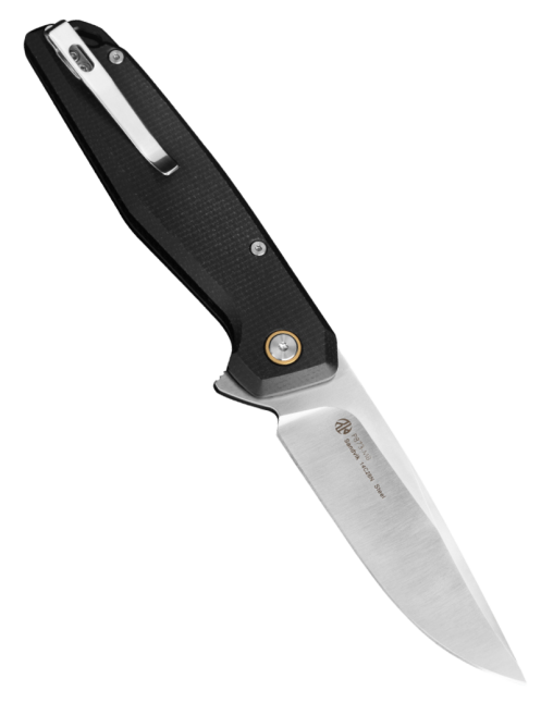 Ruike P873MB Black - Micarta Folding Pocket Knife