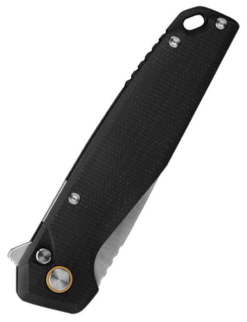 Ruike P873MB Noir - Couteau de Poche Pliant Micarta