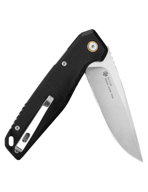 Ruike P873MB Black - Micarta Folding Pocket Knife