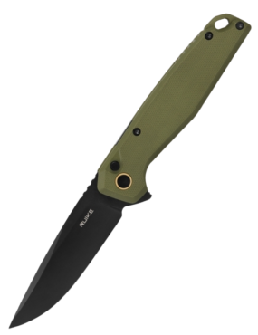 Couteau pliant RUIKE P873G Vert | 14C28N Micarta EDC