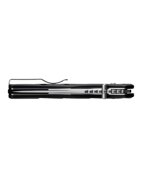 RUIKE P856B Black Folding Knife | 14C28N Crossbar Lock