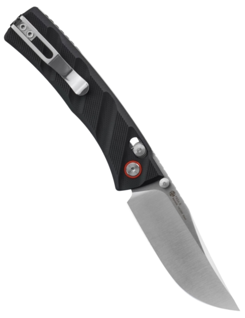 RUIKE P856B Black Folding Knife | 14C28N Crossbar Lock