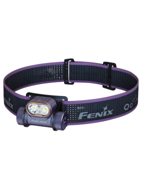 FENIX - HM55R Violet - Lampe frontale ultra légère - 1200 LUMENS