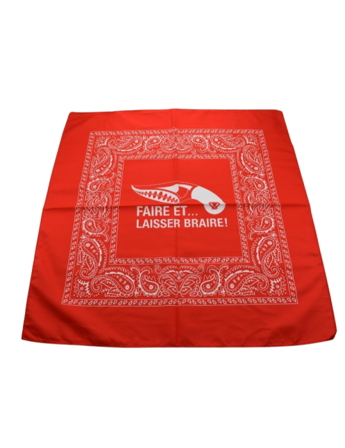Bandana FRED PERRIN FPBR Rouge | Accessoire EDC 55x55 cm