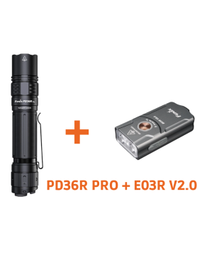 FENIX - PD36R PRO + E03R V2 GREY PROMOTIONAL KIT