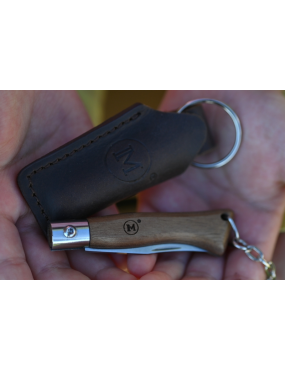 Mini couteau MAINKNIVES 10007 Mini Line | Noyer 440A clip point