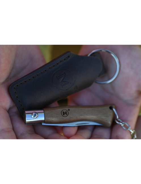 Mini couteau MAINKNIVES 10007 Mini Line | Noyer 440A clip point