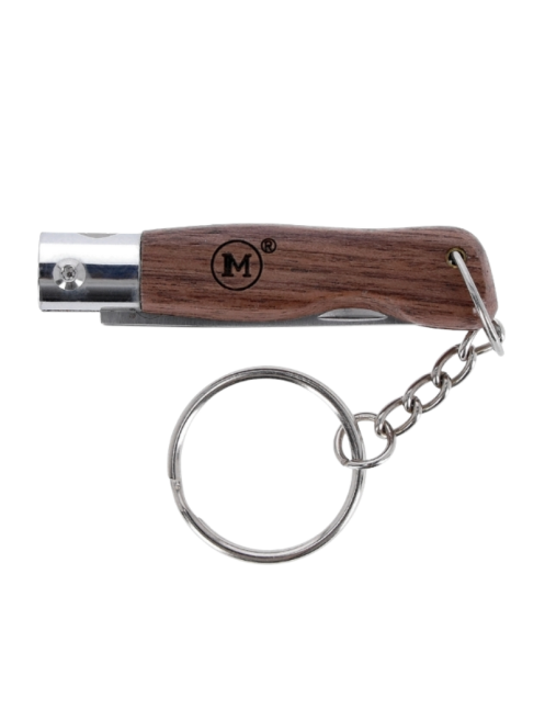 MAINKNIVES 6002 Mini Line Keychain Knife Walnut 440A