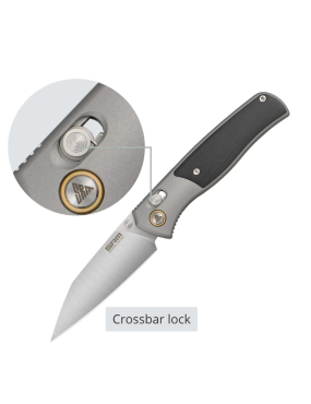 Couteau pliant SRM 259L-AK Medal | Wharncliffe 14C28N EDC