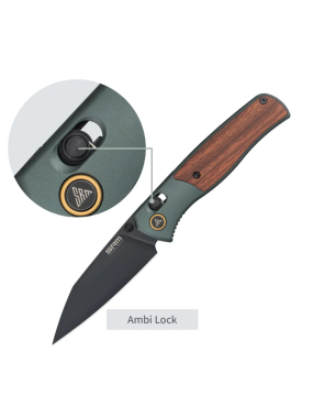 Couteau pliant SRM 259L-AG Medal | Wharncliffe 14C28N Aluminium