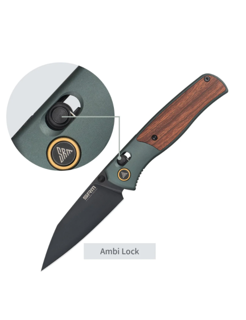 Couteau pliant SRM 259L-AG Medal | Wharncliffe 14C28N Aluminium