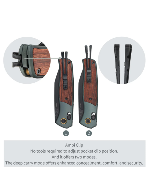 Couteau pliant SRM 259L-AG Medal | Wharncliffe 14C28N Aluminium