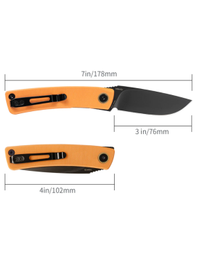 Couteau pliant SRM 105M-GJ Air | EDC léger 14C28N G10
