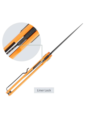 Couteau pliant SRM 105M-GJ Air | EDC léger 14C28N G10