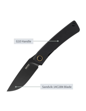 Couteau pliant SRM 105M-GB Air | EDC léger 14C28N G10
