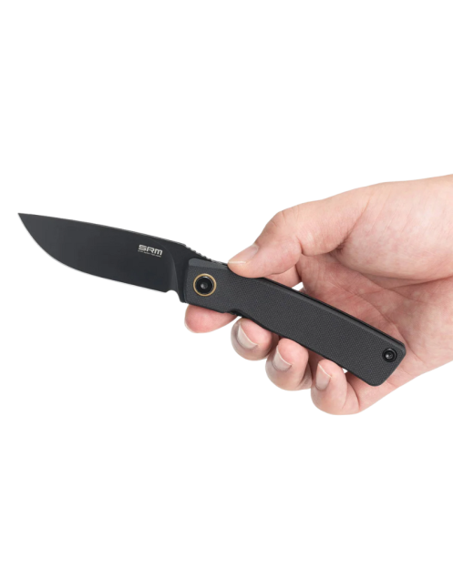 SRM 105M-GB Folding Knife | Lightweight EDC 14C28N G10