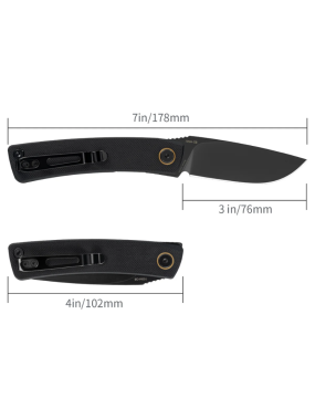 Couteau pliant SRM 105M-GB Air | EDC léger 14C28N G10