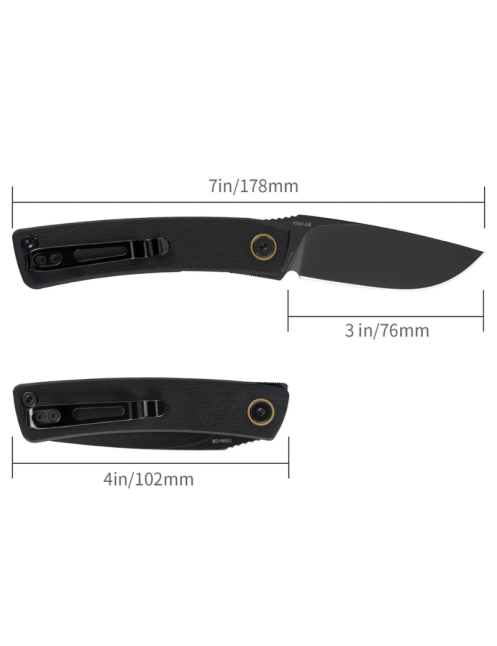 Couteau pliant SRM 105M-GB Air | EDC léger 14C28N G10