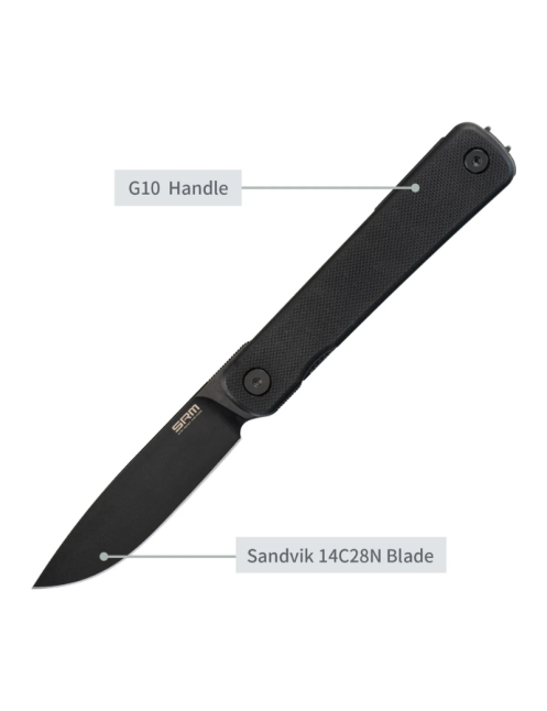 SRM 135L-GB Palfrey | Couteau pliant 14C28N G10 EDC