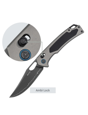 SRM 9203-AK2 Retriever Folding Knife | Hunting EDC 140Cr