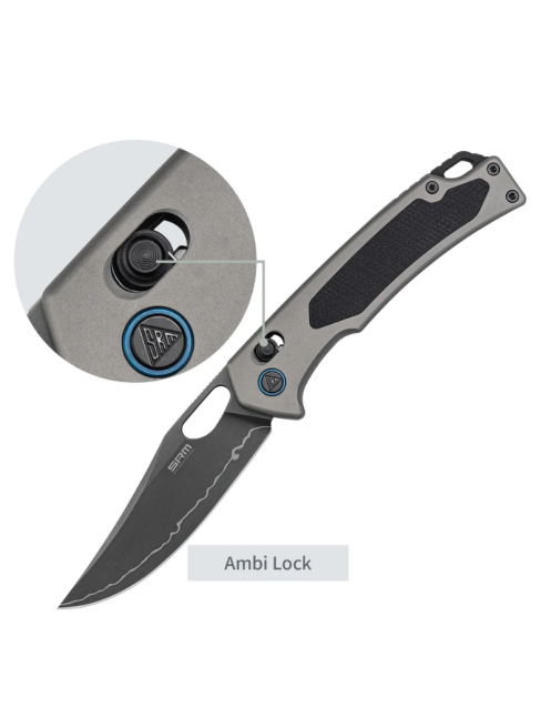 SRM 9203-AK2 Retriever | Couteau pliant chasse 140Cr