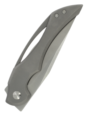 AGO BALDR1 Folding Knife Titanium | CPM-154CM Premium EDC