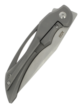AGO BALDR1 Folding Knife Titanium | CPM-154CM Premium EDC