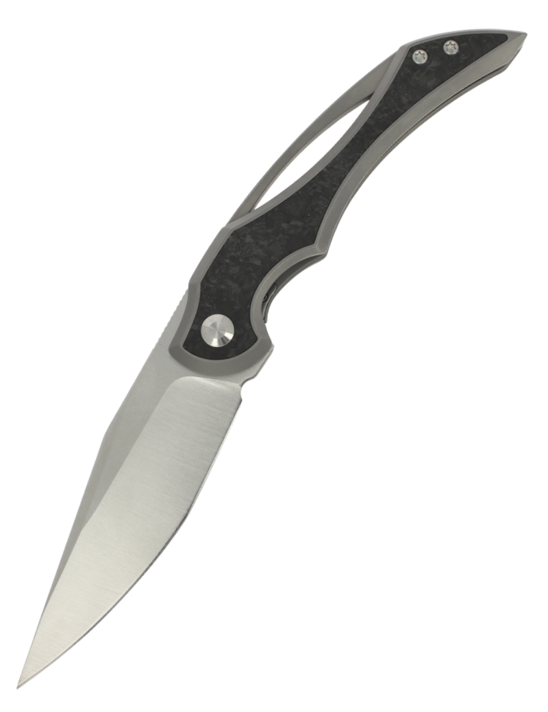 AGO BALDR2 Couteau pliant titane carbone | CPM-154CM EDC