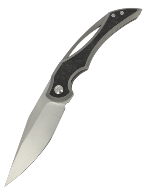 AGO BALDR2 Couteau pliant titane carbone | CPM-154CM EDC