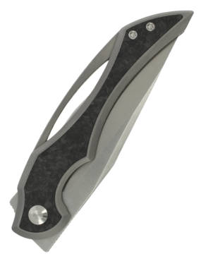 AGO BALDR2 Couteau pliant titane carbone | CPM-154CM EDC