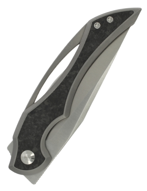 AGO BALDR2 Couteau pliant titane carbone | CPM-154CM EDC