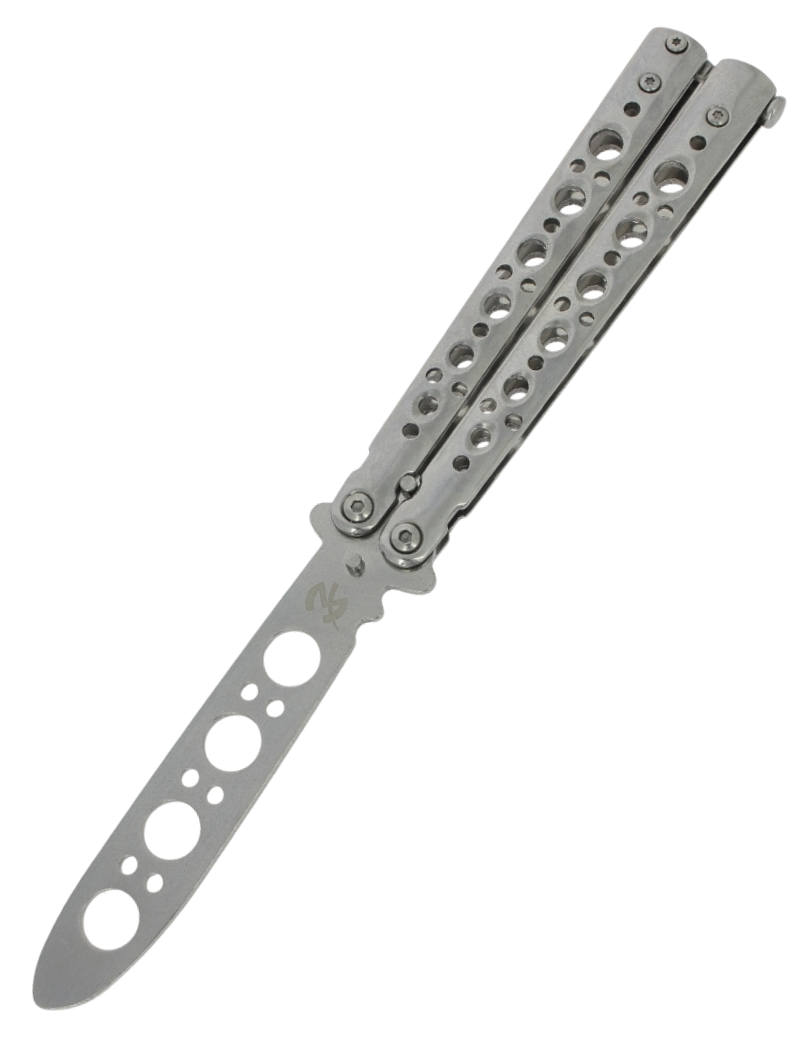 MAXKNIVES P53ES Trainer Papillon | Couteau d’entraînement acier