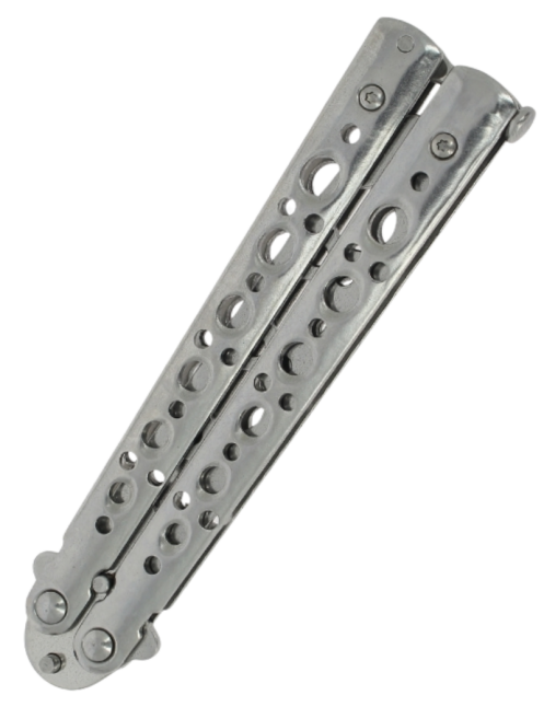 MAXKNIVES P53ES Trainer Papillon | Couteau d’entraînement acier