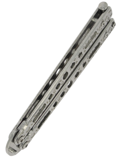 MAXKNIVES P60S Couteau papillon acier | Balisong clip point