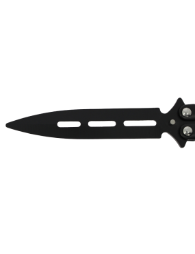 MAXKNIVES P57EB Couteau papillon noir | Balisong acier