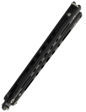 MAXKNIVES P57EB Couteau papillon noir | Balisong acier