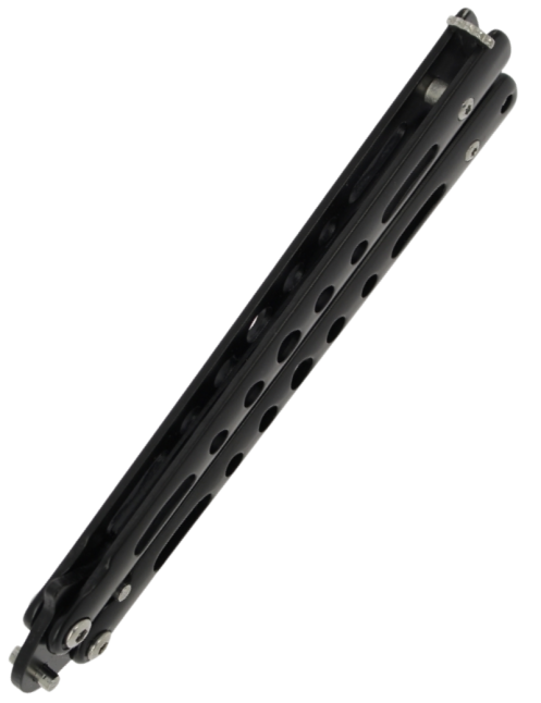MAXKNIVES P57EB Couteau papillon noir | Balisong acier