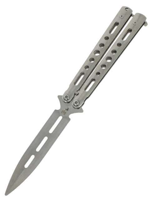 MAXKNIVES P57ES Couteau papillon acier | Balisong silver MAXKNIVES P57ES Couteau papillon acier | Balisong silver