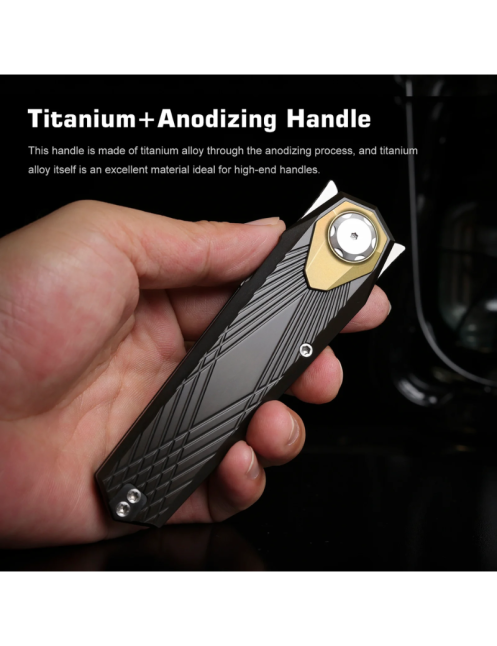 REMETTE RTIP-A Infinite Power M390 | Titanium Anodized Folding Knife