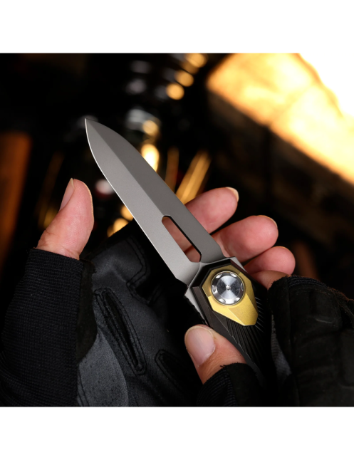 REMETTE RTIP-A Infinite Power M390 | Titanium Anodized Folding Knife