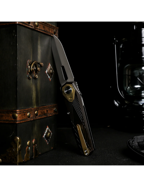 REMETTE RTIP-A Infinite Power M390 | Titanium Anodized Folding Knife