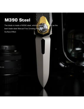 REMETTE RTIP-A Infinite Power M390 | Titanium Anodized Folding Knife