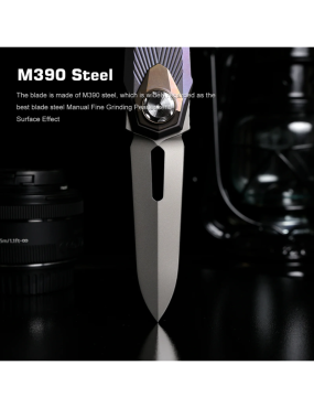 REMETTE RTIP-G Infinite Power M390 | Couteau pliant titane
