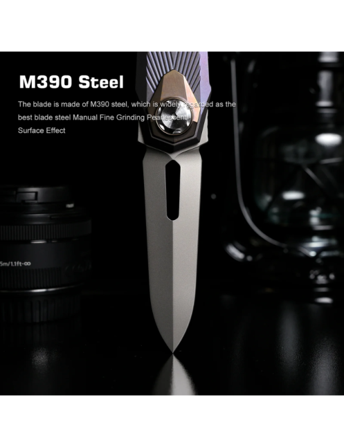 REMETTE RTIP-G Infinite Power M390 | Titanium Folding Knife