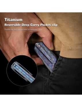 REMETTE RTIP-M Infinite Power M390 | Titanium Folding Knife