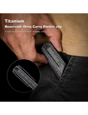 REMETTE RTIP-S Infinite Power M390 | Titanium Folding Knife